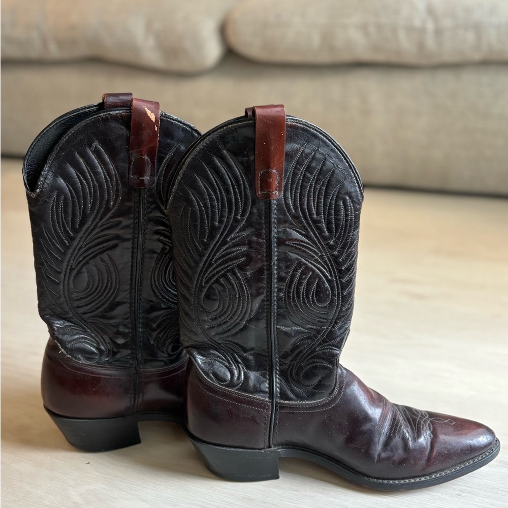 Laredo Black Leather Boots